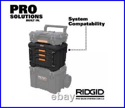 RIDGID Pro Gear System Tool Box XL 3-Drawers with Dividers