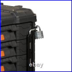 RIDGID Tool Box Tool Storage 14.6 3-DrawerResin Lockable Weatherproof Black RIDGID Tool Box Tool Storage 14.6 3-DrawerResin Lockable Weatherproof Black