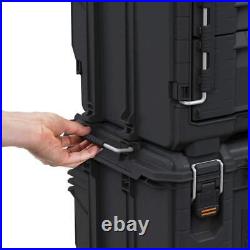 RIDGID Tool Box Tool Storage 14.6 3-DrawerResin Lockable Weatherproof Black RIDGID Tool Box Tool Storage 14.6 3-DrawerResin Lockable Weatherproof Black