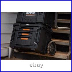 RIDGID Tool Box Tool Storage 14.6 3-DrawerResin Lockable Weatherproof Black RIDGID Tool Box Tool Storage 14.6 3-DrawerResin Lockable Weatherproof Black