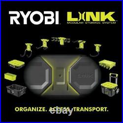 RYOBI Rolling Tool Box Modular Medium and Standard Telescoping Handle 9 in