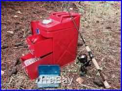 Rampage 86619 Jerry Gas Can Utility Storage Tool Box for JEEP CJ5 CJ7 YJ TJ JK R