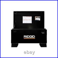 Ridgid Storage Chest Universal Job Site Locking Steel Truck Garage 32 Tool Box