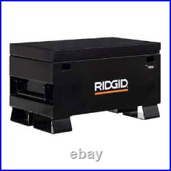 Ridgid Storage Chest Universal Job Site Locking Steel Truck Garage 32 Tool Box