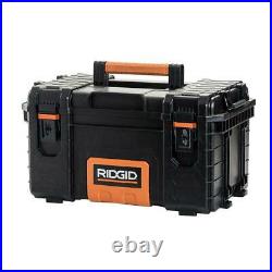 Rigid 3-PC PRO Tool Storage System Box Wheels Gear Cart High Impact Water Seal