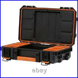 Rigid 3-PC PRO Tool Storage System Box Wheels Gear Cart High Impact Water Seal