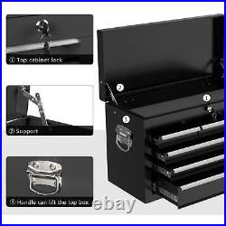 Rolling Tool Box 8 Drawers Steel Chest Cabinet With Wheels Workshop Garage Black