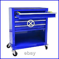 Rolling Tool Box Cart Tool Chest with 4 Drawers Tool Storage Cabinet with Wheels