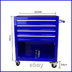 Rolling Tool Box Cart Tool Chest with 4 Drawers Tool Storage Cabinet with Wheels