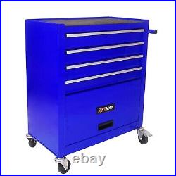 Rolling Tool Box Cart Tool Chest with 4 Drawers Tool Storage Cabinet with Wheels