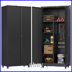 Rolling Tool Box WorkStation Tool Chest Cabinet Combo on Wheels withLock & Shelves