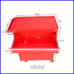 Rolling Tool Chest 5-Drawer Tool Box Organizer with Lockable Wheels&Sliding Drawer