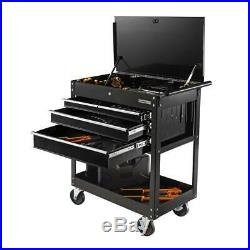 Rolling Tool Chest Cabinet Organizer Mechanics Box Cart Bench 4 Drawer Black