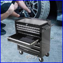 Rolling Tool Chest Service Cart 7 Drawer Organizer Storage Heavy Duty Garage New