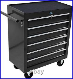 Rolling Tool Chest with 6-Drawer, Tool Box Tool Storage Cabinet with Wheels