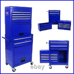 Rolling Tool Chest with Wheels Lockable 6 Drawer Tool Storage Cabinet Organizer