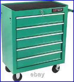 Rolling Tool Chest with5-Drawer Tool Box, Tool Storage Organizer Cabinet for Garage