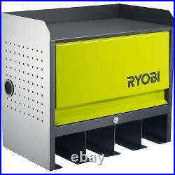 Ryobi Lockable Door Hanging Wall Tools Storage Box-All steel construction