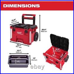 SALE! Milwaukee PACKOUT 22 Rolling Tool Box 48-22-8426 (Black/Red)