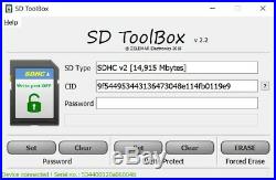 how to change cid sd card