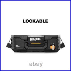 STACKTECH 21-In Black Plastic/Metal Tool Box