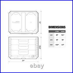 STACKTECH XL 21-In W X 15.6-In H X 16-In D 3-Drawer Plastic/Metal Tool Box