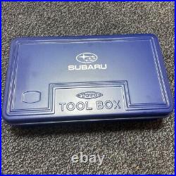 SUBARU TOYO Original Tool Box Blue novelty Limited Made in Japan Cool Rare