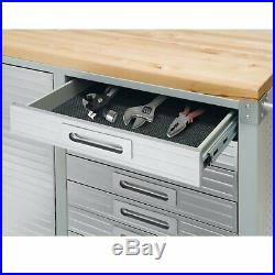 Seville Classics UltraHD 12-Drawer Rolling Workbench Locking Steel Tool Box