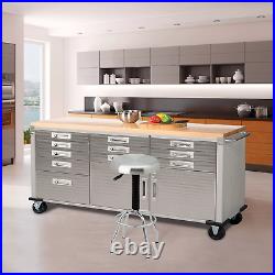 Seville Classics UltraHD Rolling Workbench with two door (Granite Or Graphite)