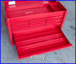 Snap On Tool 9 Drawer Top Tool Box Chest KR-59E Date Stamp 1982 New Lock & Key