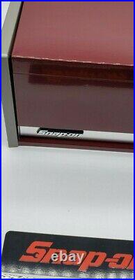 Snap-On Tool Box Miniature staionary Cabinet In CRANBERRY RED NEW