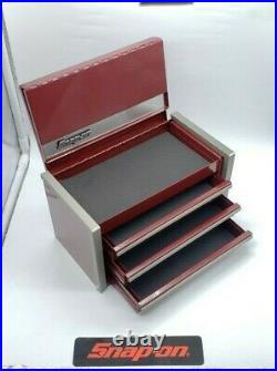 Snap-On Tool Box Miniature staionary Cabinet In CRANBERRY RED NEW
