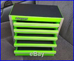 Snap-On Tool Box Miniature staionary Cabinet In EXTREME GREEN NIB