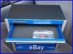 Snap-On Tool Box Miniature staionary Cabinet In ROYAL BLUE NIB