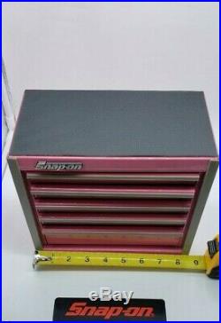 Snap-On Tool Box Miniature staionary bottom Cabinet In PINK NIB 5 drawers