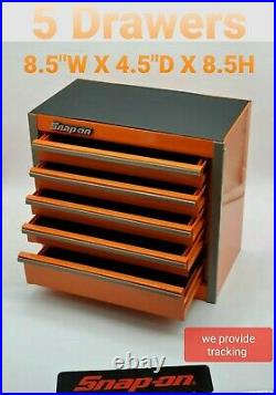 Snap-On Tool Box Miniature stationary bottom Cabinet In ELECTRIC ORANGE New