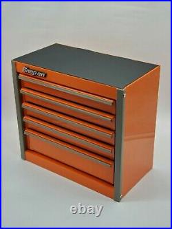 Snap-On Tool Box Miniature stationary bottom Cabinet In ELECTRIC ORANGE New