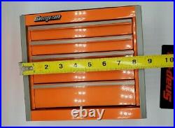 Snap-On Tool Box Miniature stationary bottom Cabinet In ELECTRIC ORANGE New