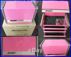 Snap On Tools Micro ToolBox Pink RARE TOP & BOTTOM SET. MINI-REPLICA JEWELRY