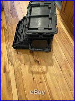 Snap-on 7 Drawer Mobile Tool Chest Box KMC GMTK Wheeled Pole Handle Black