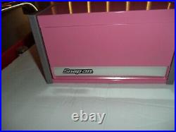 Snap-on Miniature Top Chest Mini Toolbox Micro Tool Box Pink NEW