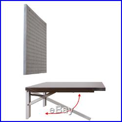 Stainless Steel Folding Wall Mount Peg Board Garage Shop Workbench Industrial Stainless Steel Folding Wall Mount Peg Board Garage Shop Workbench Industrial
