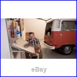Stainless Steel Folding Wall Mount Peg Board Garage Shop Workbench Industrial Stainless Steel Folding Wall Mount Peg Board Garage Shop Workbench Industrial