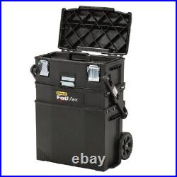 Stanley FATMAX 22 in. 4-in-1 Cantilever Tool Box Mobile Work Center Storage New