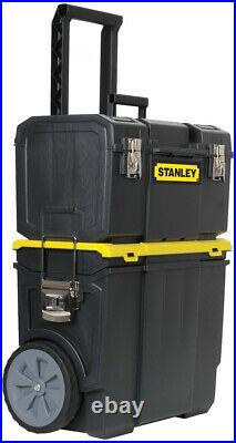 Stanley STST18613 3 In 1 Large Rolling Workshop Portable Tool Box Organizer NEW