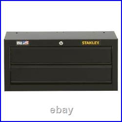 Stanley STST22621BK 26-Inch 1,830 cu/In. 2-Drawer Black Middle Storage Chest