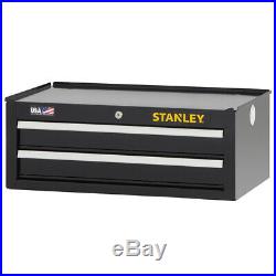 Stanley STST22625BK 26-Inch 300-series 2-Drawer Storage Middle Chest Black