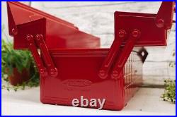 TOYO Steel 2stage Tool box Two-tier toolbox ST-350R ST-350 R Red R New Japan