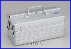 TOYO Steel 2stage tool box ST-350 Silver SV NEW