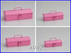 TOYO Steel Tool Box COBAKO Y-20P Y-17P Y-14P Y-12P Pink Set of 4 Made in Japan